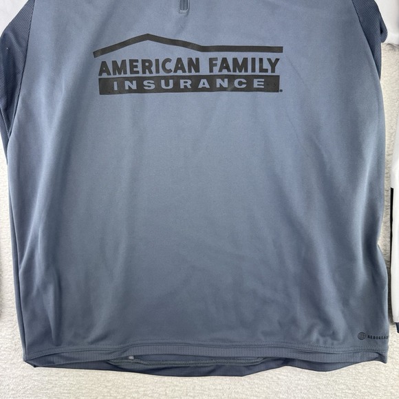 Adidas Atlanta United 1/4 Zip Warm Up Sweater Mens XL Slim Aeroready - Picture 4 of 10